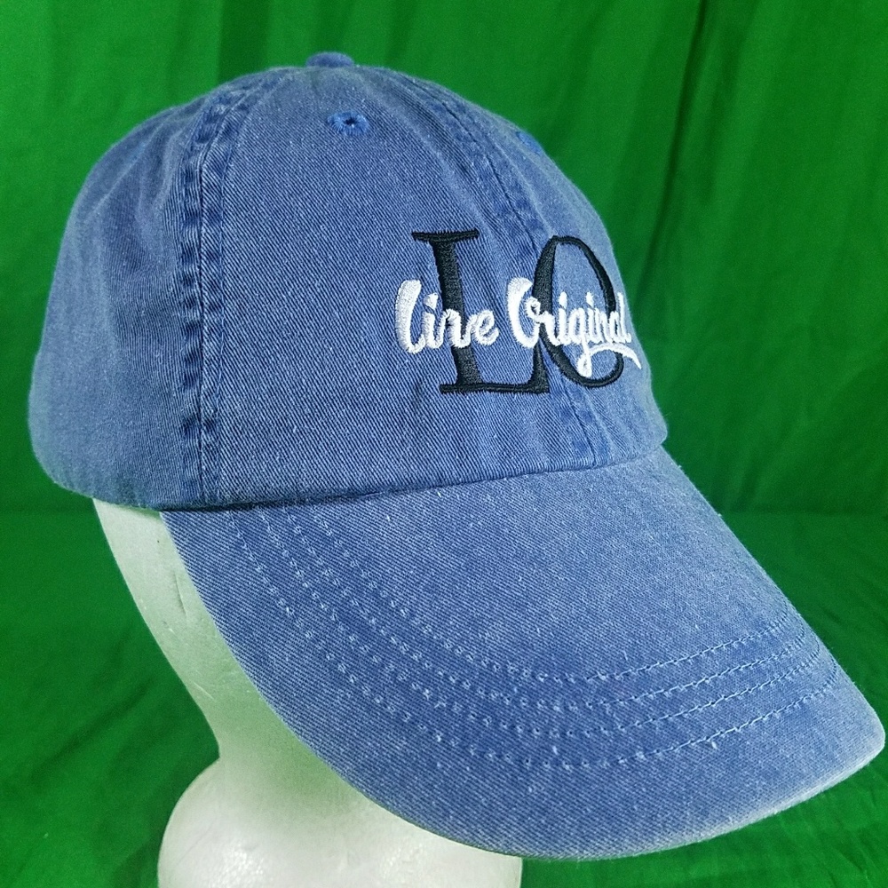 Live Original Blue Relaxed Strapback Cap